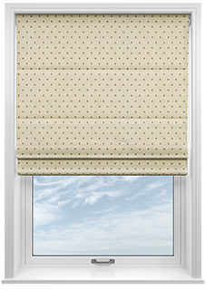 Dotty, Natural - Roman Blind